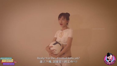 Fanny Ly 李月如 劉玥 June Liu SpicyGum 中文字幕 足球寶貝面試被潜規則玩3P 網紅 自拍