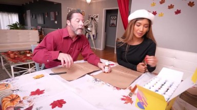 Thanksgiving With Grandpa   Clara Trinity