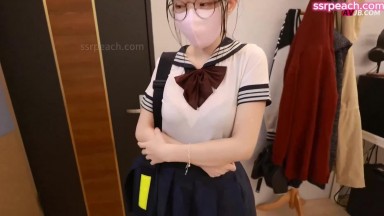 Student On A Rainy Day