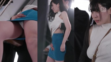 SNOS 112 C巨乳寫真偶像貌似更容易成爲電車痴漢的目標 紫堂留衣