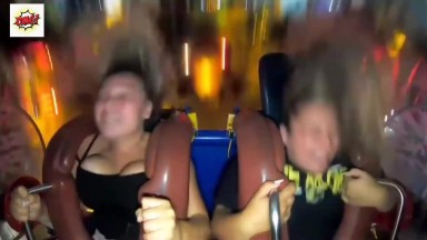 Slingshot ride  girls