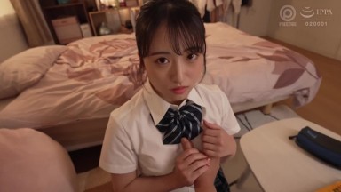 ABF-342 穿着制服的状态下坠入爱河。完全主观式的春日三重奏 中森奈奈美